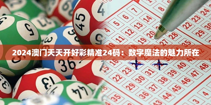 2024澳门天天开好彩精准24码:数字魔法的魅力所在