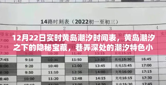 黄岛潮汐时间表揭秘,隐秘宝藏与特色小店的潮汐之旅