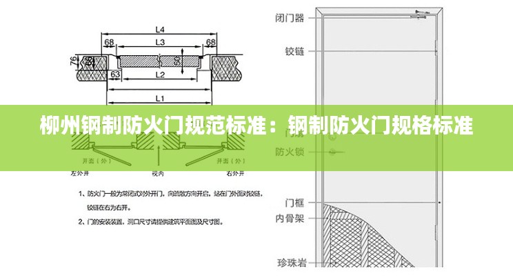 柳州钢制防火门规范标准:钢制防火门规格标准