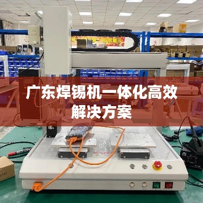 广东焊锡机一体化高效解决方案