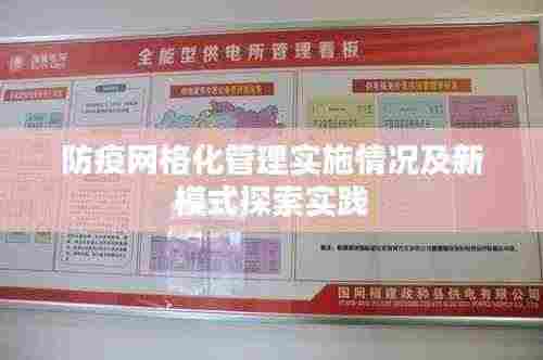 防疫网格化管理实施情况及新模式探索实践