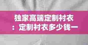 独家高端定制衬衣:定制衬衣多少钱一件