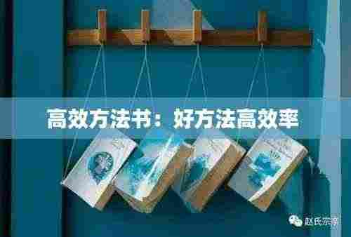 高效方法书：好方法高效率 