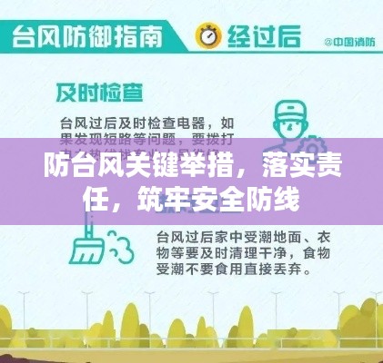 防台风关键举措,落实责任,筑牢安全防线