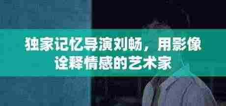 独家记忆导演刘畅，用影像诠释情感的艺术家