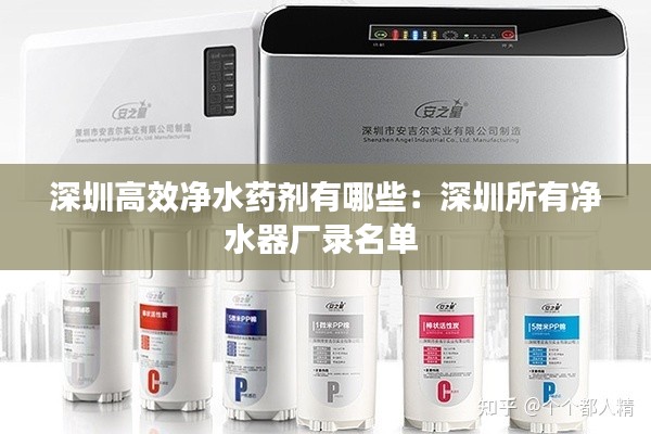 深圳高效净水药剂有哪些：深圳所有净水器厂录名单 