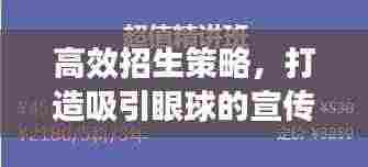 高效招生策略，打造吸引眼球的宣传方案