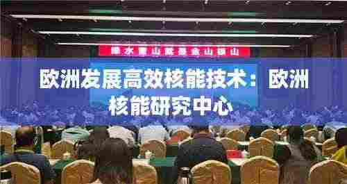欧洲发展高效核能技术：欧洲核能研究中心 