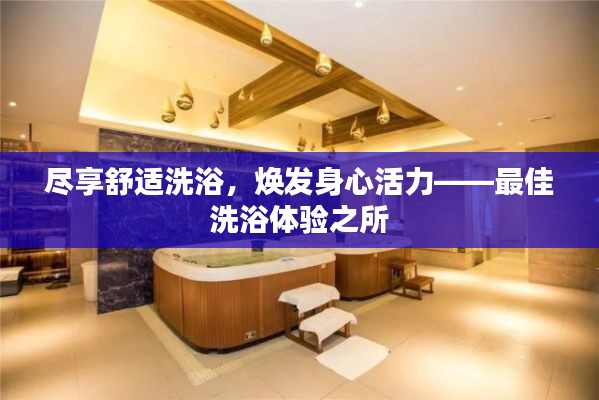 尽享舒适洗浴,焕发身心活力——最佳洗浴体验之所