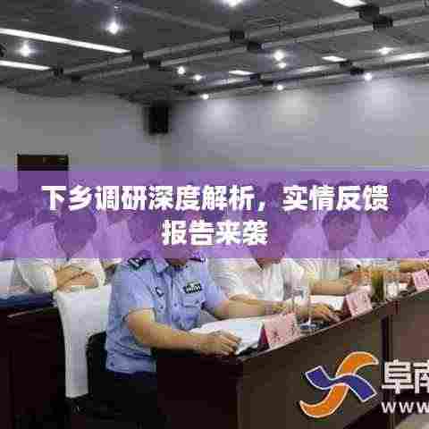 下乡调研深度解析,实情反馈报告来袭