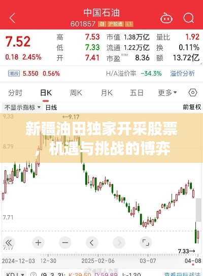 新疆油田独家开采股票，机遇与挑战的博弈