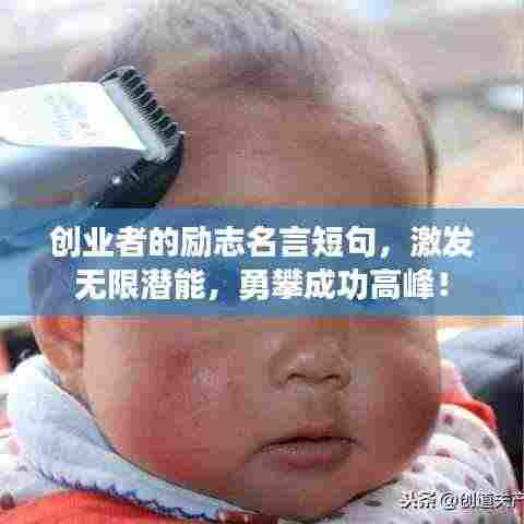 创业者的励志名言短句,激发无限潜能,勇攀成功高峰!