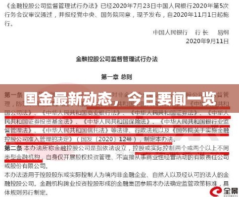 国金最新动态,今日要闻一览