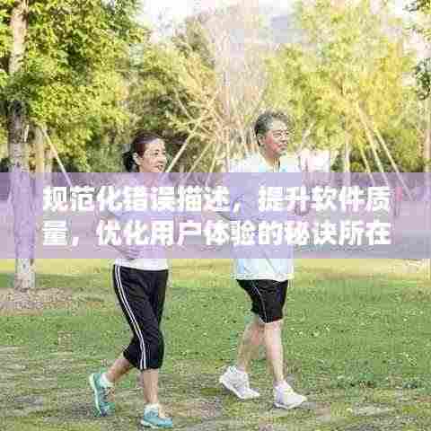 规范化错误描述,提升软件质量,优化用户体验的秘诀所在