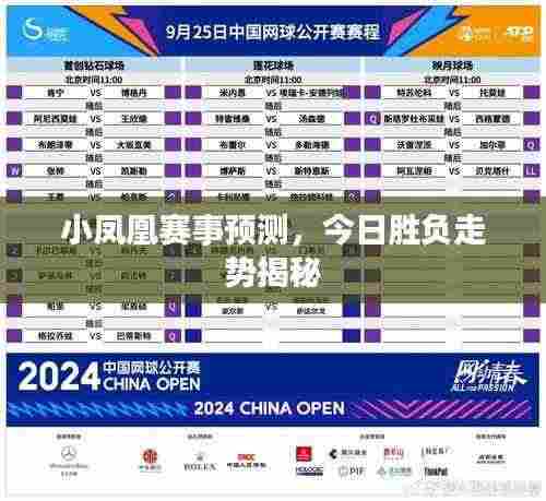 小凤凰赛事预测,今日胜负走势揭秘
