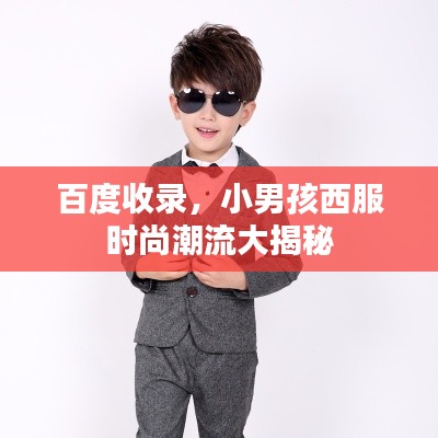 百度收录,小男孩西服时尚潮流大揭秘